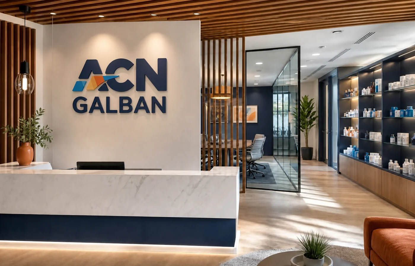 Representative ACN Galban office and consultation environment